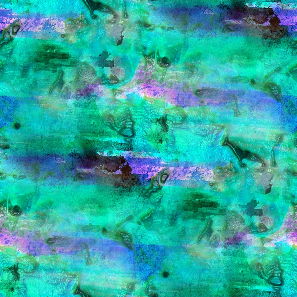 Фон акварели искусства синий зеленый бесшовный текстуры абстрактной — стоковое фото