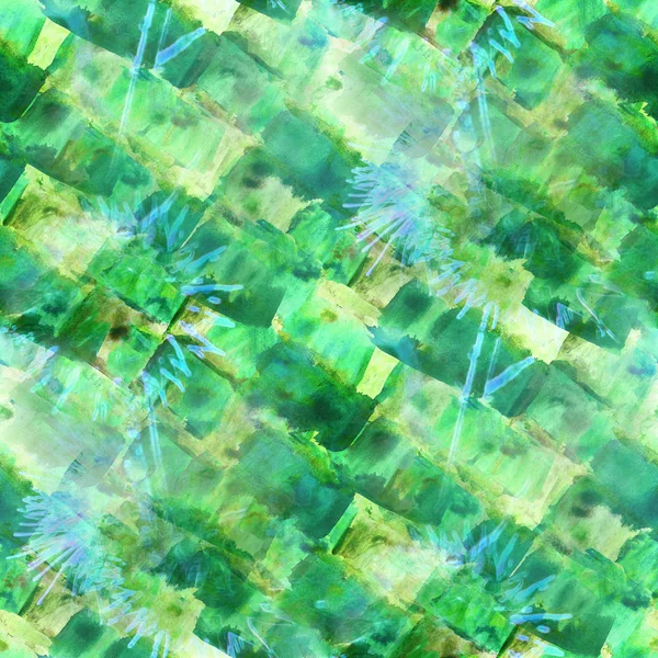 Bakgrunden akvarell gröna smidig konsistens abstrakt borste — Stockfoto