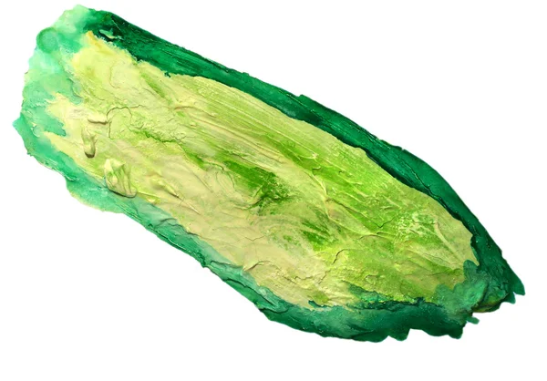 Acuarela verde aislada en blanco para su diseño — Foto de Stock