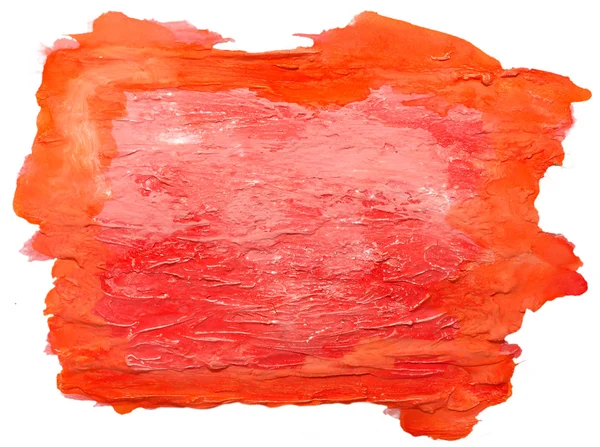 Aquarelle orange rouge isolé sur blanc pour votre design — Photo