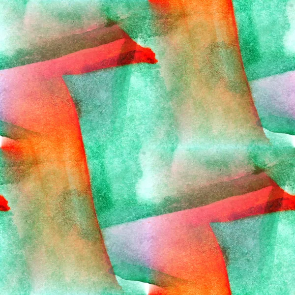 soyut turuncu, yeşil suluboya sorunsuz doku el boyalı