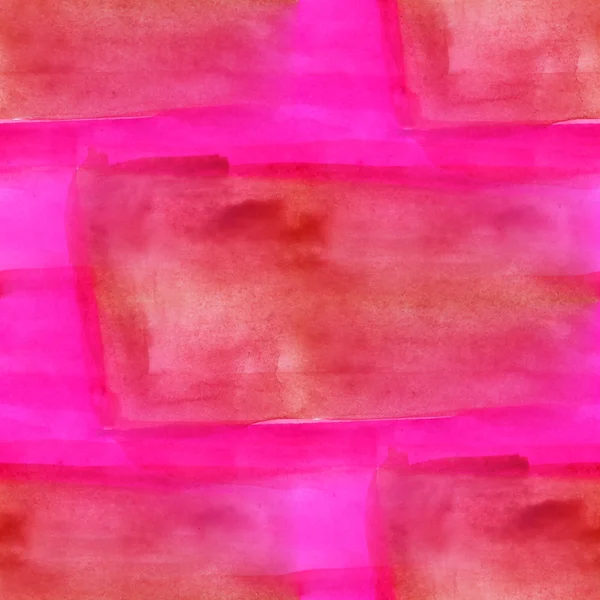 Abstraktes Aquarell und Kunst braun rosa nahtlose Textur Hand Pai — Stockfoto