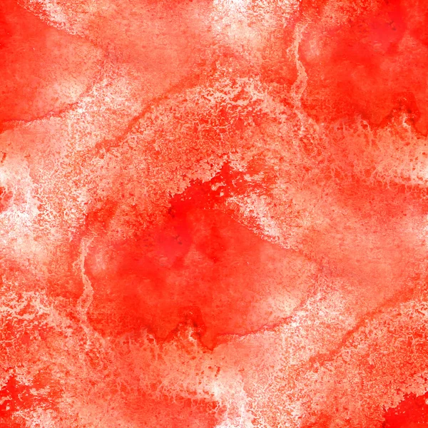 抽象的な水彩画および芸術赤シームレス テクスチャ手描き — ストック写真
