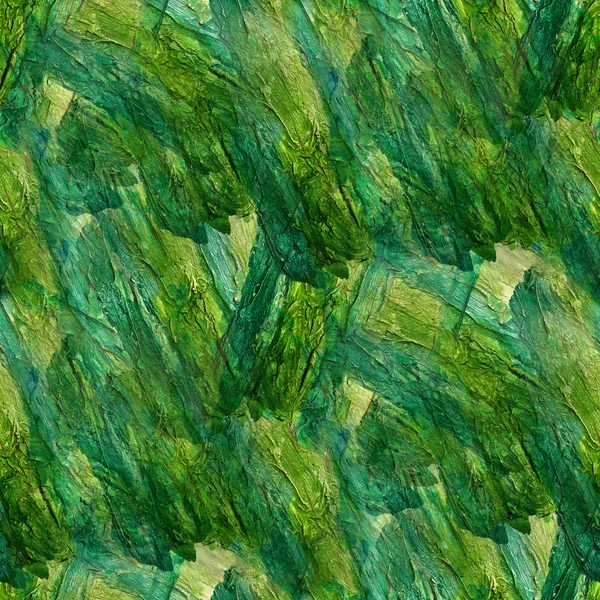 Abstrato aquarela verde e arte textura sem costura, pintados à mão — Fotografia de Stock