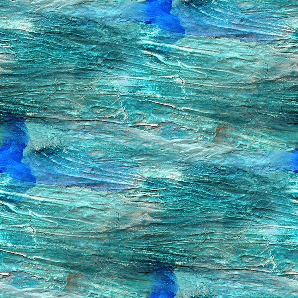 Abstract aquarel, blauw groen en kunst naadloze textuur, hand p — Stockfoto
