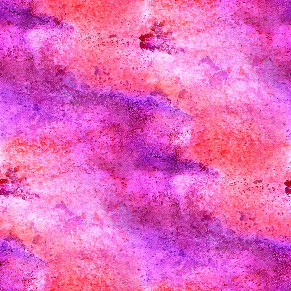 Abstraktes Aquarell, lila rosa und Kunst nahtlose Textur, Hand — Stockfoto
