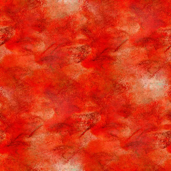 Rotes abstraktes Aquarell und Kunst nahtlose Textur, handbemalt — Stockfoto