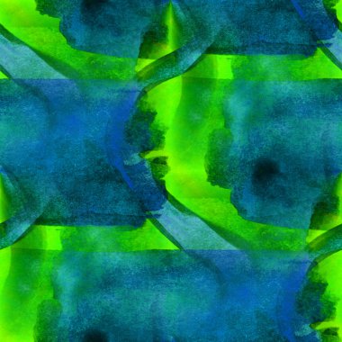 yeşil, mavi suluboya soyut sanat sorunsuz doku arka plan