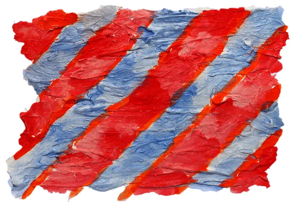 Art blue, red, stripes watercolor isolated for your design — Stock Photo, Image