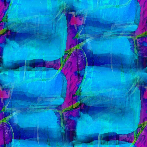 Kunst nahtlose Textur, Hintergrund Aquarell violett, blau abstrakt — Stockfoto