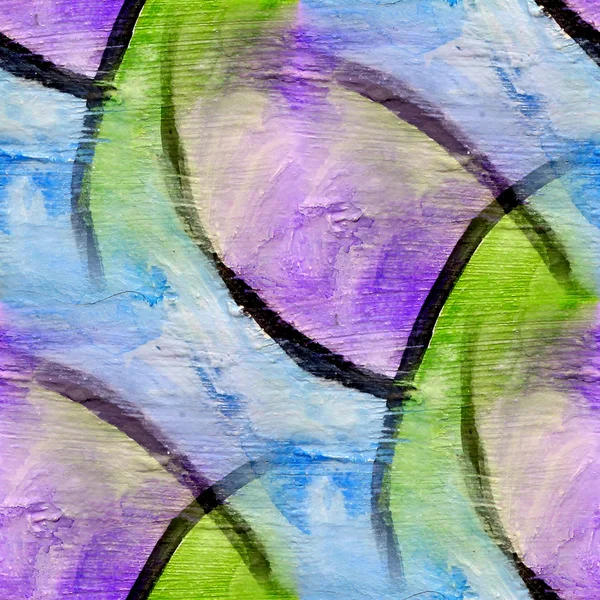 Ilustracja niebieski zielony fioletowy tekstury, akwarela bezszwowe tło — Zdjęcie stockowe