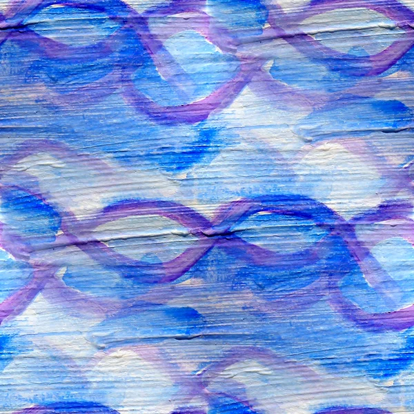 グランジ テクスチャ水彩ブルー飾りシームレスな背景、vi — ストック写真