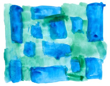 tabloda sarı, mor, süsleme grafik Kontur boya fırça watercol