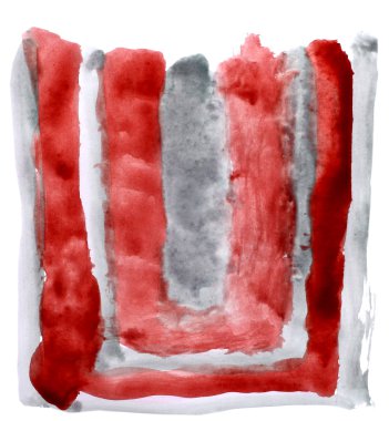 tabloda sarı, mor, süsleme grafik Kontur boya fırça watercol