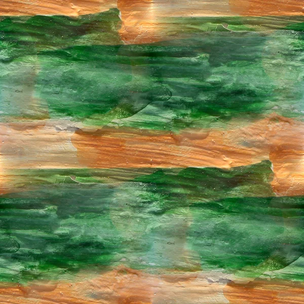 Abstract seamless painted brown, green watercolor background on — Stock Photo, Image