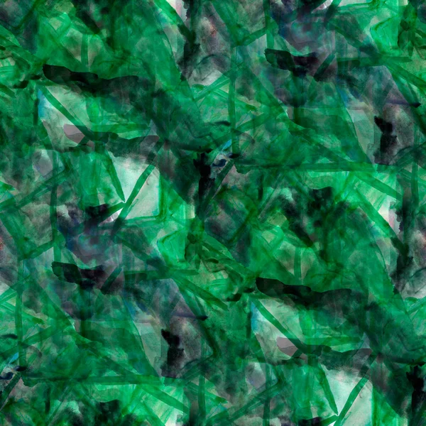 Grunge e trama banda verde, acquerello senza soluzione di continuità, banda backgro — Foto Stock