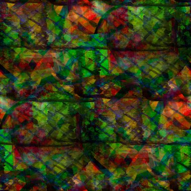 Grup yeşil doku, suluboya sorunsuz, şerit arka plan