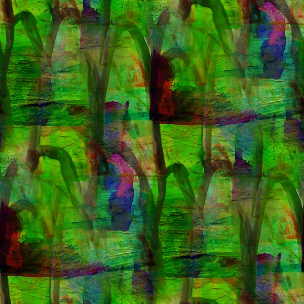 Зеленый гранж текстура, акварель бесшовный фон, винтажный га — стоковое фото