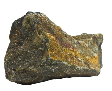 Kızılca granit gri taş (içinde benim po beyaz arka plan üzerinde izole