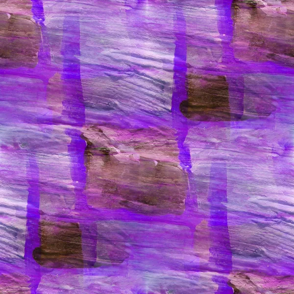 Sfondo viola nero ornamento acquerello arte senza cuciture texture — Foto Stock