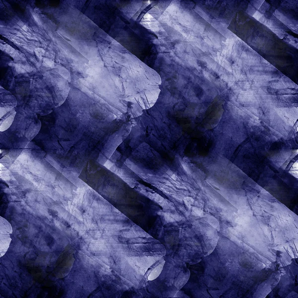 蓝色无缝立体主义的抽象，艺术毕加索纹理、 水彩 w — 图库照片