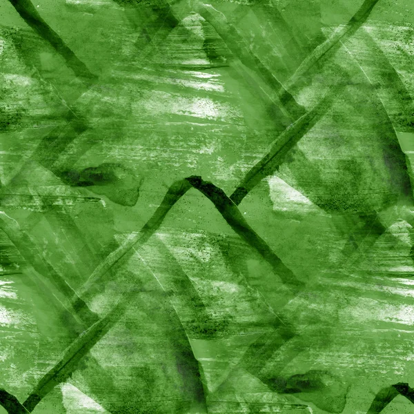 Bezszwowe, kubizm, sztuka picasso akwarela tekstury, zielony — Zdjęcie stockowe