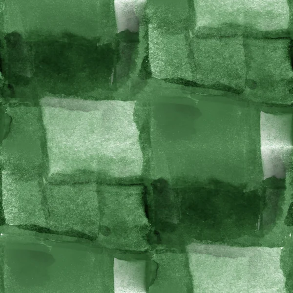 Cubismo inconsútil arte abstracto verde textura Picasso acuarela wa — Foto de Stock