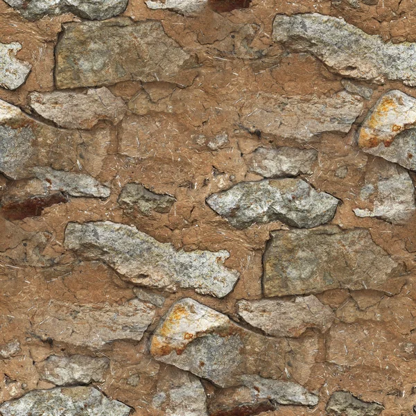 Piedra cemento arcilla daub textura de fondo de granito sin costura —  Fotos de Stock