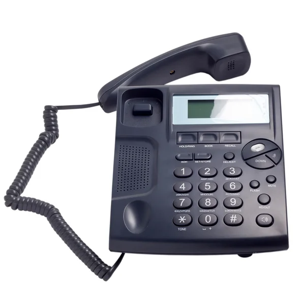 Telefone empresarial azul moderno isolado — Fotografia de Stock