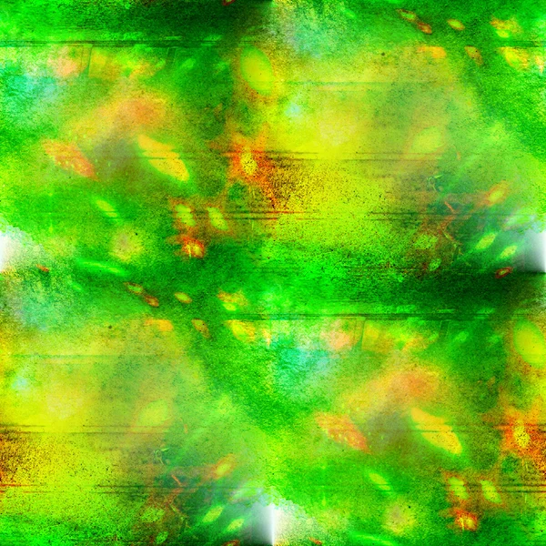 Zielony bez szwu streszczenie sztuka tekstura akwarela tapeta backgro — Zdjęcie stockowe