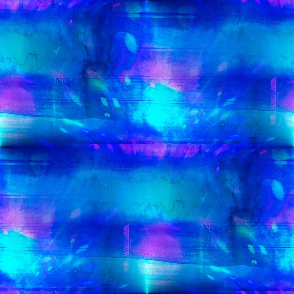 Arte abstracto sin costuras azul textura acuarela fondo de pantalla — Foto de Stock