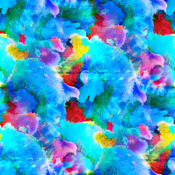 Sömlös abstrakt, konst röd, blå textur akvarell tapet ba — Stockfoto