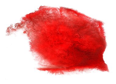 Red spot blotch texture isolated on a white background clipart