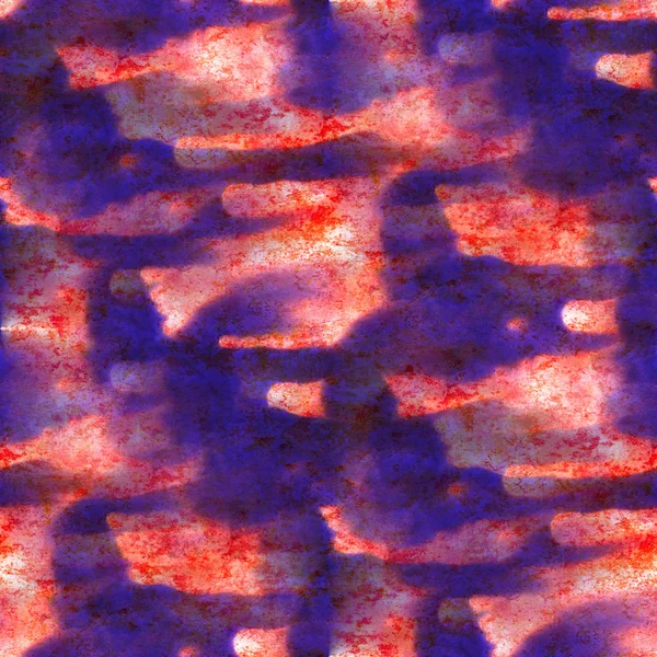 Macro manchas acuarela púrpura, rosa textura inconsútil pared de pintura — Foto de Stock