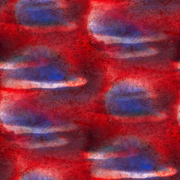Макро пятна акварель красный, синий бесшовный текстурной краски wallpap — стоковое фото