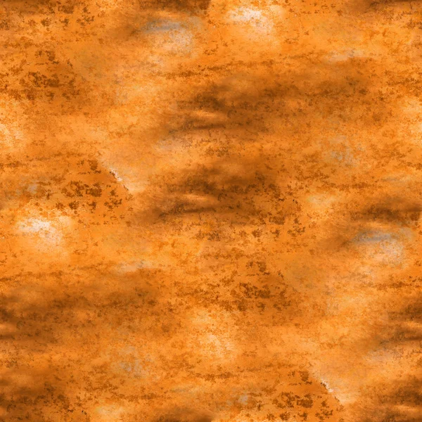 Macro naranja, manchas marrones acuarela textura inconsútil pintura wal — Foto de Stock