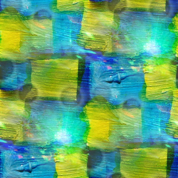 Bezszwowe niebieski, zielony sztuka tekstura tło, akwarela abstrac — Zdjęcie stockowe