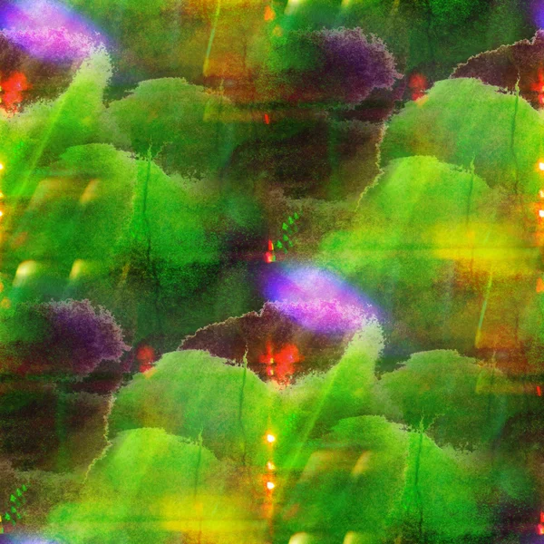 Abstraktní textury barevné bezešvé pozadí zelené, fialové waterco — Stock fotografie