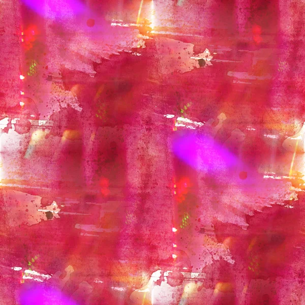 Farbe nahtloser Hintergrund rosa, rotes Aquarell Kunst Wassertextur — Stockfoto