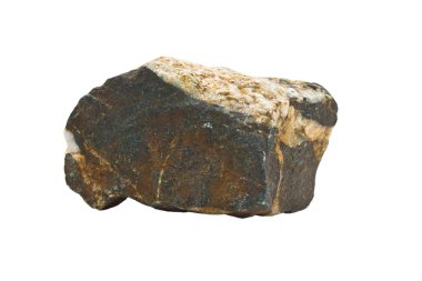 Granit taş (içinde benim portfo çizgili izole üzerinde beyaz arka plan