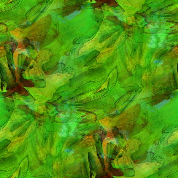 Umění bezešvých textur zelené akvarel — Stock fotografie
