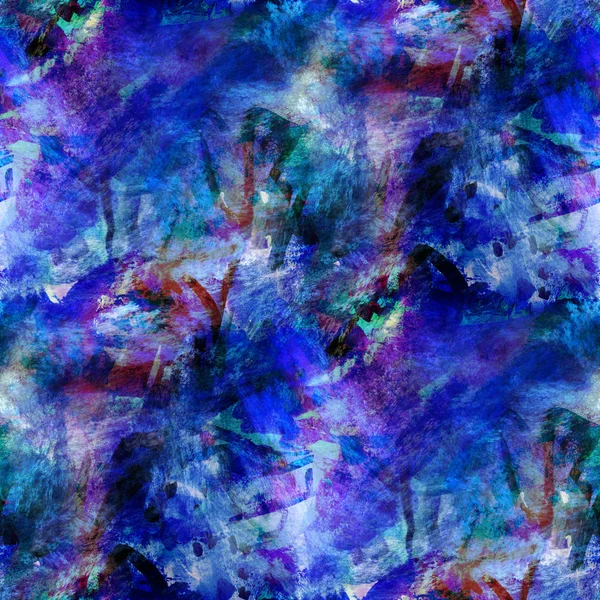 Wallpaper blue, purple abstract seamless watercolor art hand pai — Stock Photo, Image