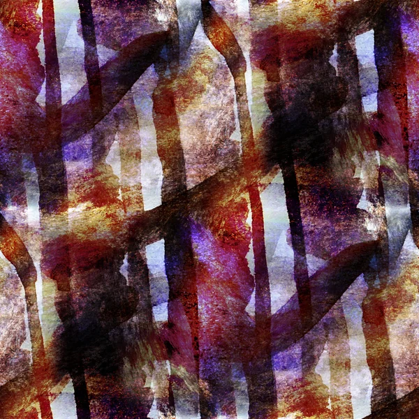 Akwarela avant streszczenie tapeta niebieski, bezszwowe fioletowy, brązowy- — Zdjęcie stockowe