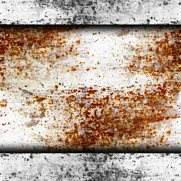 Rusty grunge texture of iron with a place for messages wallpaper — Stock Photo, Image