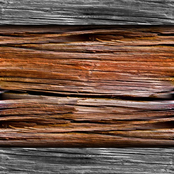 Текстура старая древесина трещин фона обои для вашего сообщения — стоковое фото