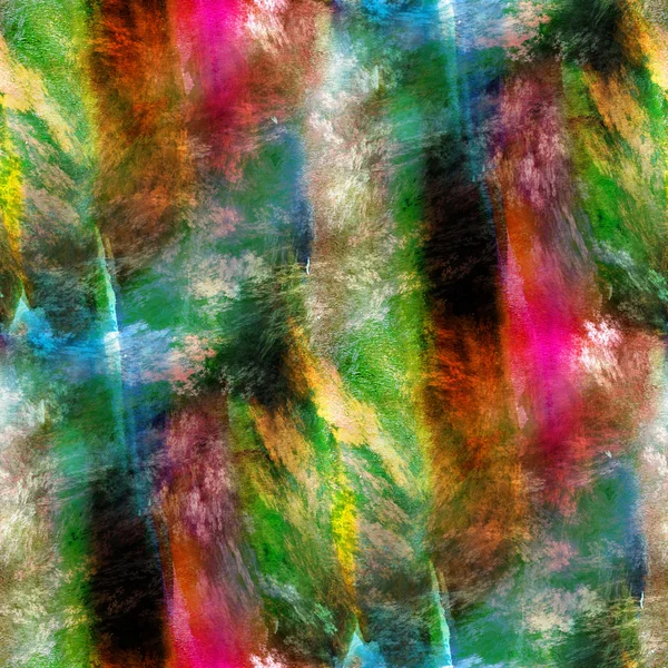 Abstract green, pink seamless texture watercolor brush strokes h — Stock Photo, Image