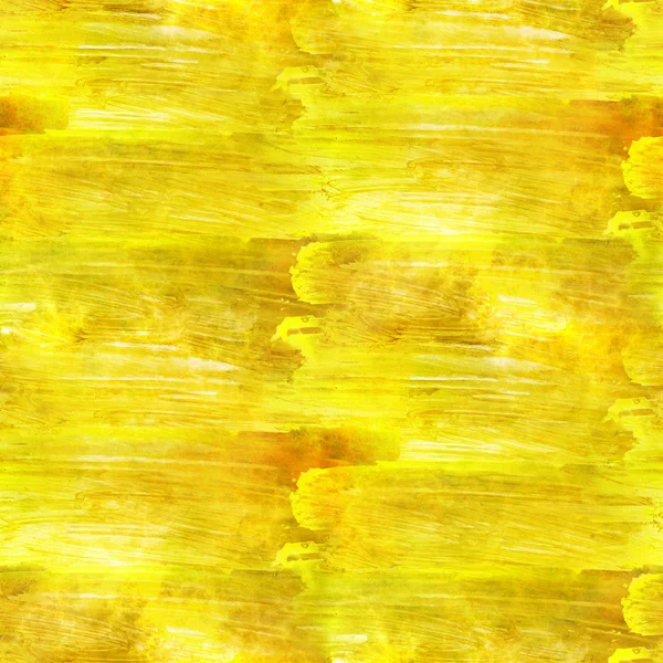 Mão pintura fundo arte amarelo sem costura papel de parede aquarela b — Fotografia de Stock