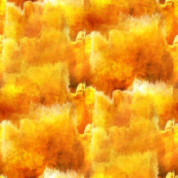 Hand paint background art seamless wallpaper yellow watercolor b — Stock Photo, Image
