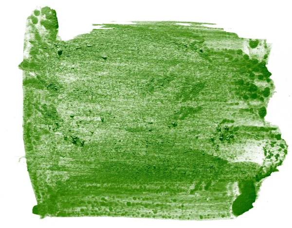 Stroke färg grön stänker färg akvarell abstrakt vatten bru — Stockfoto