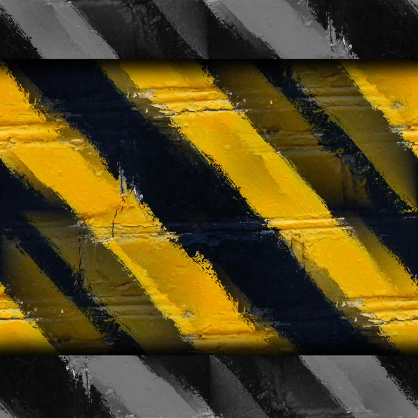 Желтые черные полосы — стоковое фото